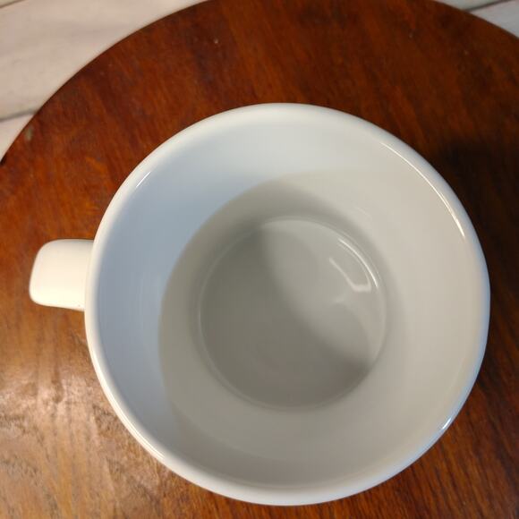 Krispy Kreme Doughnuts Coffee Restaurant‎ Diner Style Raised Logo Mug Cup 14oz - Picture 5 of 8